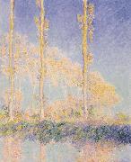 Claude Monet Three Poplars,Autumn Effect oil painting on canvas